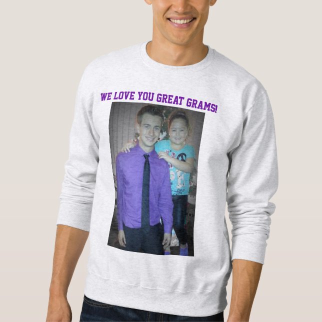 Sweatshirt grands grammes de chemise (Devant)