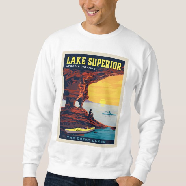 Sweatshirt Grands Lacs | Lac Supérieur (Devant)