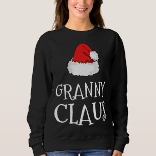 Sweatshirt Granny Claus Noël Casquette Famille Groupe Corresp