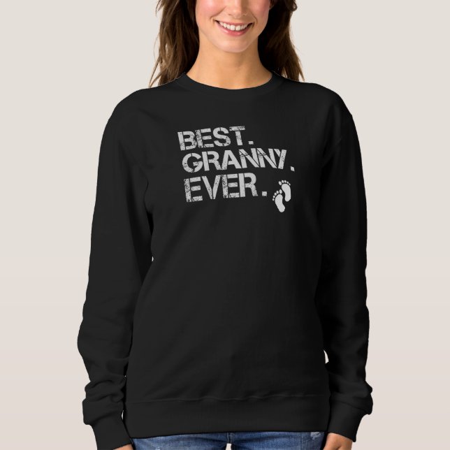 Sweatshirt Granny Women Cool Grand-mère Déclaration Tee Ragl (Devant)