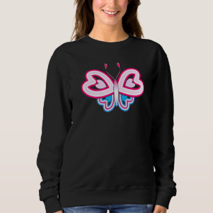 Sweatshirt Graphique 365 Papillon Coeur mignon Idées filles
