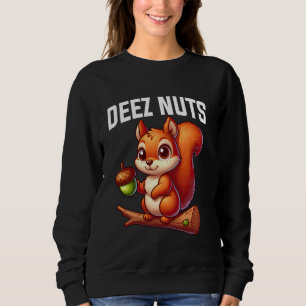 Sweatshirt Graphique Amoureux des animaux de Deez Nuts Squirr