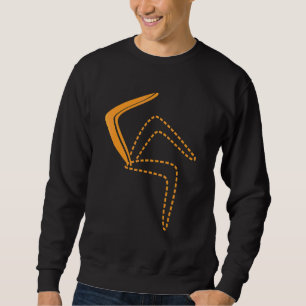Sweatshirt Graphique Boomerang Lanceur de Boomerang Jeu de Bo