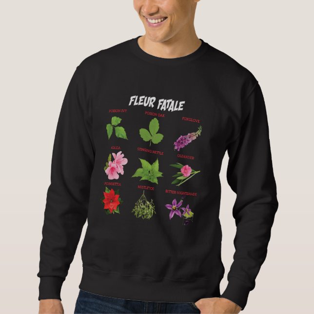 Sweatshirt Graphique Botanique Jardin Enthousiaste (Devant)
