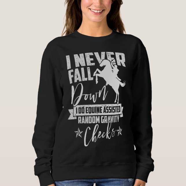 Sweatshirt Graphique Cheval Pour Femmes Et Hommes Cheval 4 (Devant)