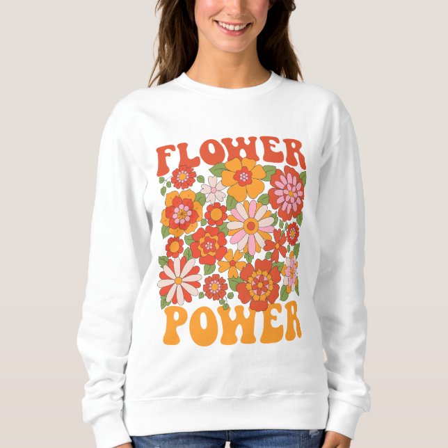 Sweatshirt Graphique d'alimentation super (Devant)