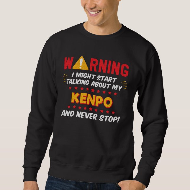 Sweatshirt Graphique de blague Kenpo (Devant)