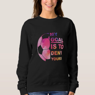 Sweatshirt Graphique De Football T Mon But Est De Refuser Vot
