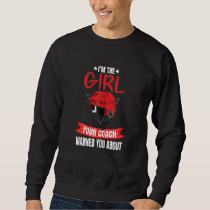Sweatshirt Graphique De Hockey Drôle Pour Femmes Et Filles Ho