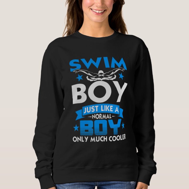 Sweatshirt Graphique De Nage Pour Les Garçons Et Les Hommes N (Devant)