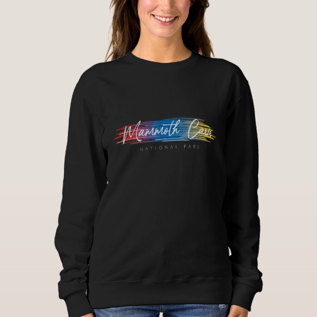 Sweatshirt Graphique de souvenir du parc national de Mammoth  (Devant)