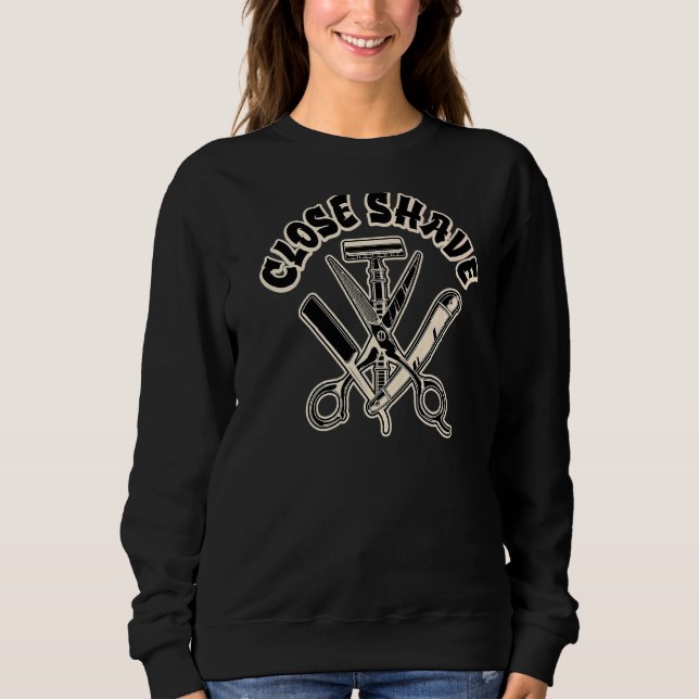 Sweatshirt Graphique Fermer Accessoires en barbre de rasage (Devant)