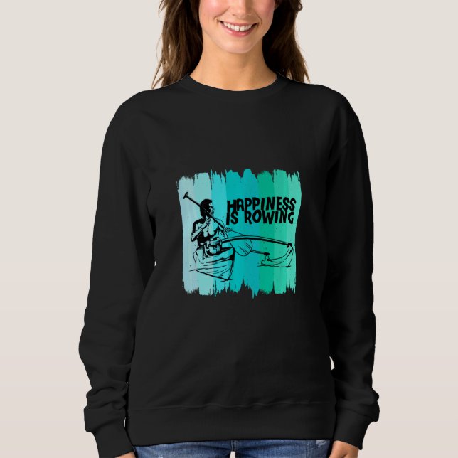 Sweatshirt Graphique Funny Rowing (Devant)