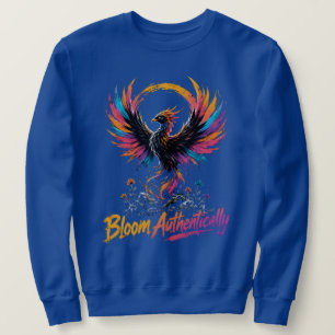 Sweatshirt Graphique Phoenix Bloom Authentiquement Coloré