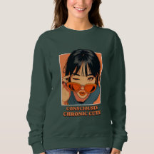 Sweatshirt graphique pour fille esthétique