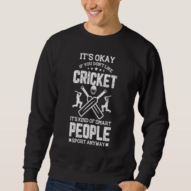 Sweatshirt Graphique Sport Joueur Smart Cricket (Devant)