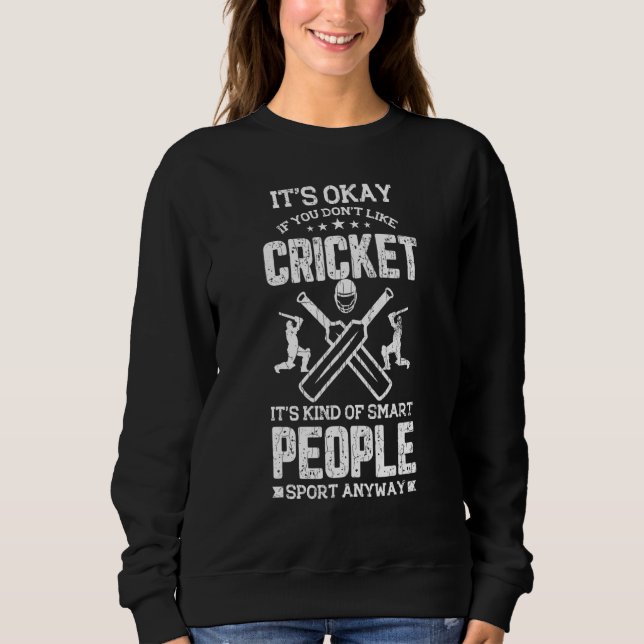 Sweatshirt Graphique Sport Joueur Smart Cricket (Devant)