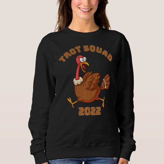 Sweatshirt Graphique Trot Squad 2022 Running Turkey (Devant)