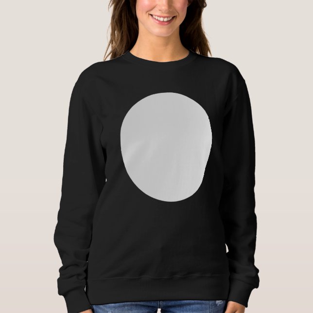 Sweatshirt Graphiques Abstraits imprimés en cercle blanc (Devant)
