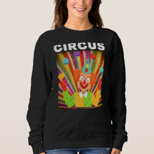 Sweatshirt Graphiques Clown Cirque Pour Circus Party