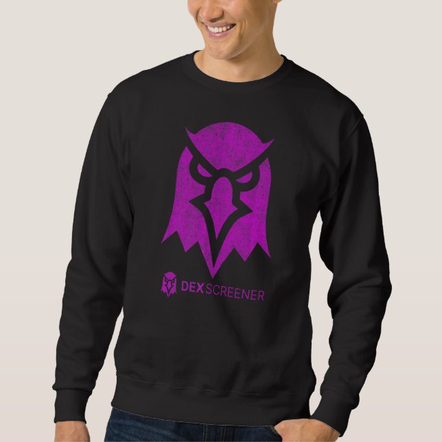 Sweatshirt Graphiques de prix de crypto temps réel DEX Screen (Devant)