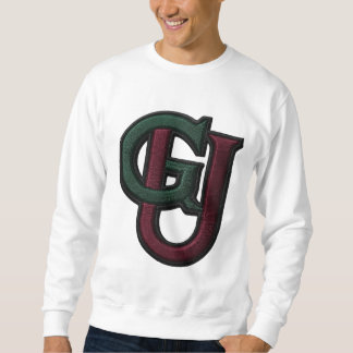 Sweatshirt Graphisme de monogramme universitaire de mode stre