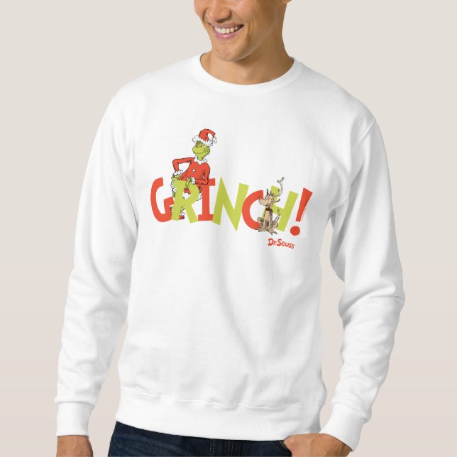 Sweatshirt Graphisme du logo du personnage Grinch ! (Devant)
