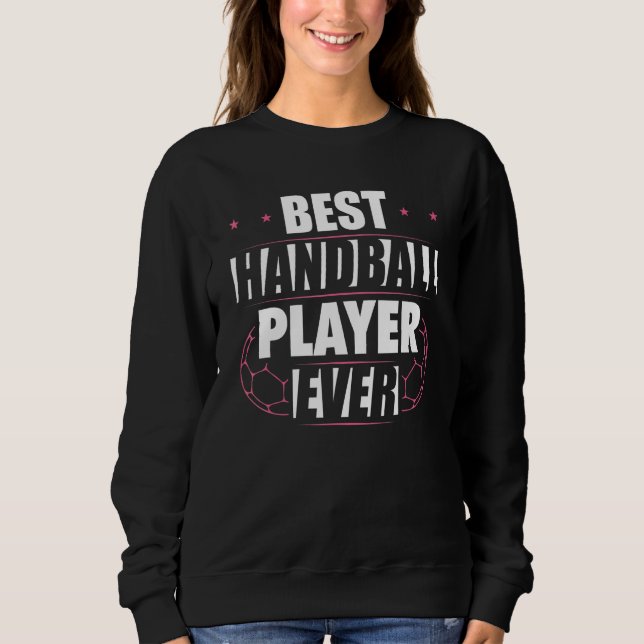 Sweatshirt Graphisme pour fans de handball Filles Femmes Enfa (Devant)