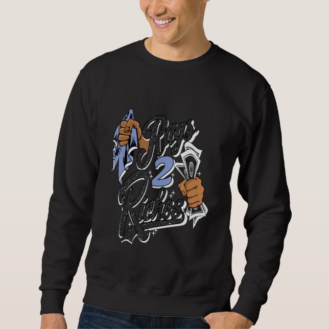 Sweatshirt Graphisme Tee - shirt Rag 2 Rich Basket Match 5 Or (Devant)