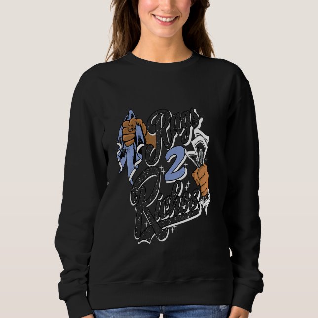 Sweatshirt Graphisme Tee - shirt Rag 2 Rich Basket Match 5 Or (Devant)