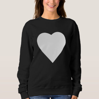 Sweatshirt Gras Big Heart Graphic Summer Tee