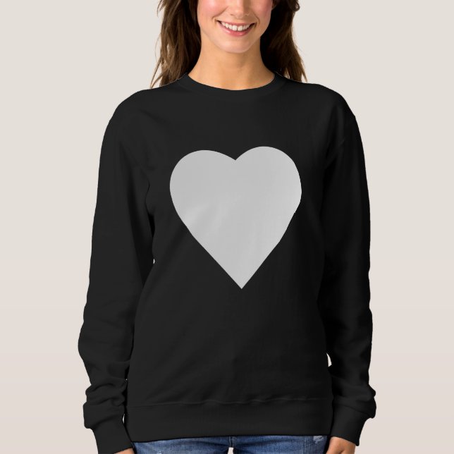 Sweatshirt Gras Big Heart Graphic Summer Tee (Devant)