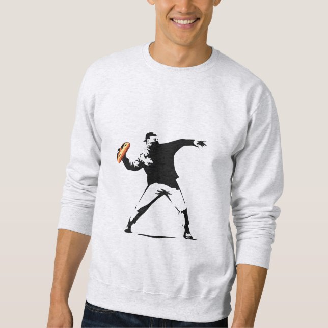 Sweatshirt Gratuit Guy sandwich de D.C. – Protestation d'art  (Devant)
