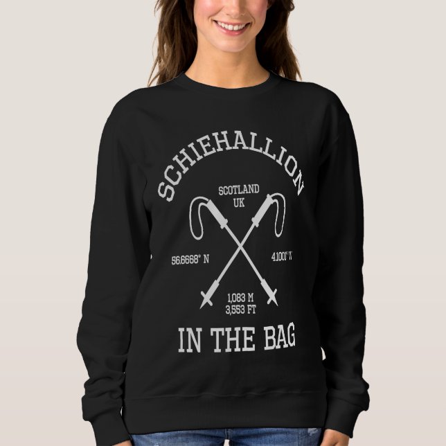 Sweatshirt Gravi Schiehallion Peak Bagger Randonnée Écosse Ro (Devant)