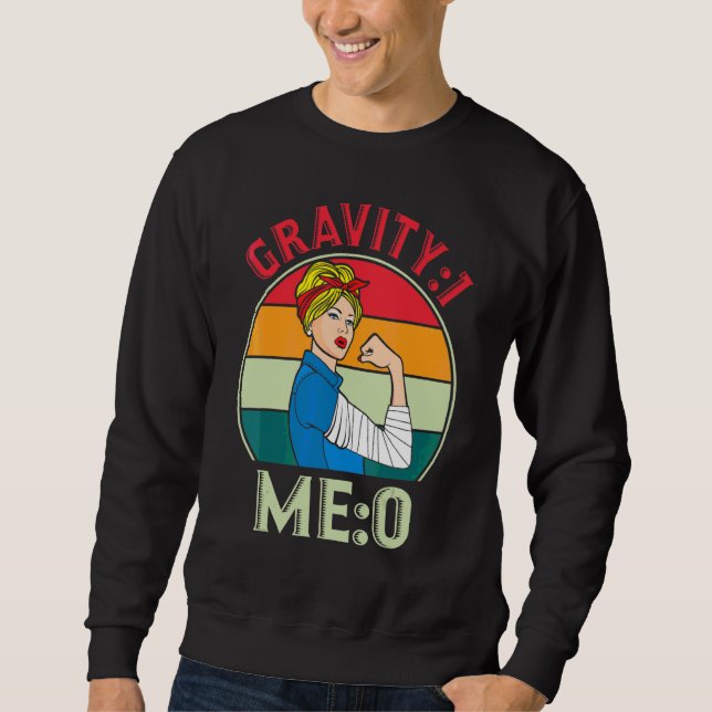Sweatshirt Gravité 1 Moi 0  Fracture du bras 7 (Devant)
