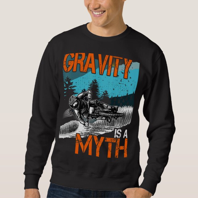 Sweatshirt Gravity est un mythe Downhill tenue VTT M (Devant)