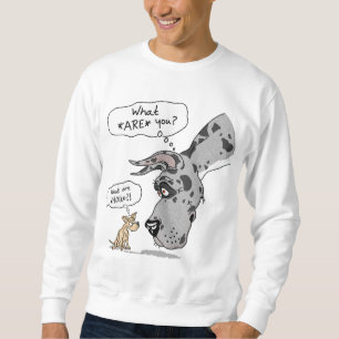 Sweatshirt Great dane et chiwawa Merle