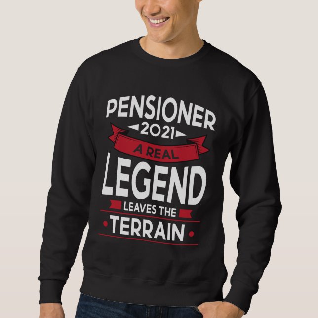 Sweatshirt Great Pensioneer 2021  Pension Retirement Retiree (Devant)