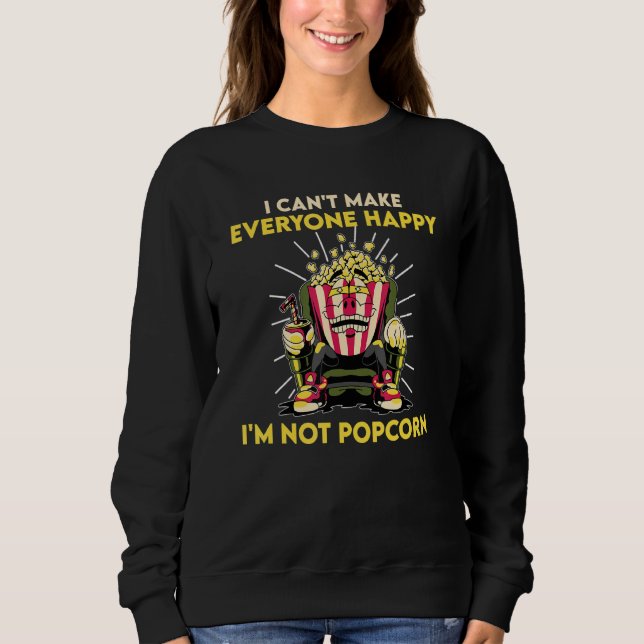 Sweatshirt Great Popcorn Citation Aimer Snacks (Devant)