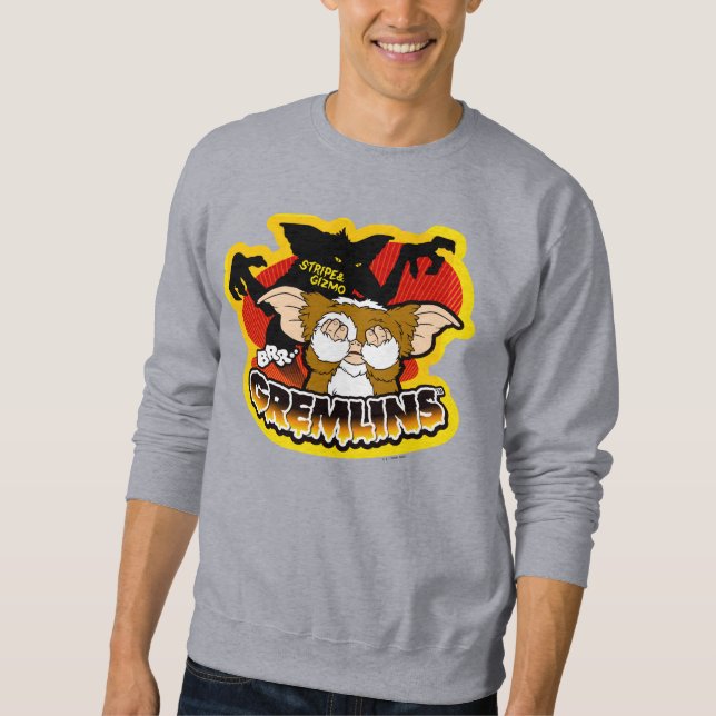 Sweatshirt Gremlins | Gizmo Stripe (Devant)
