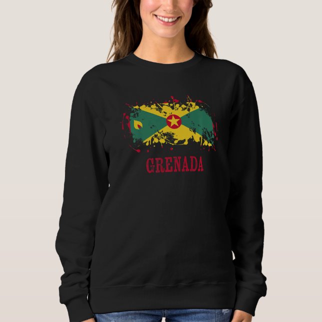 Sweatshirt Grenaian enthusiasts for Grenada and Grenada (Devant)