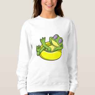 Sweatshirt Grenouille à la natation avec anneau de natation