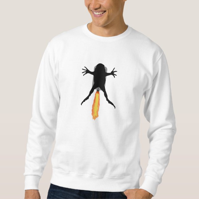 Sweatshirt Grenouille à roquette (Devant)