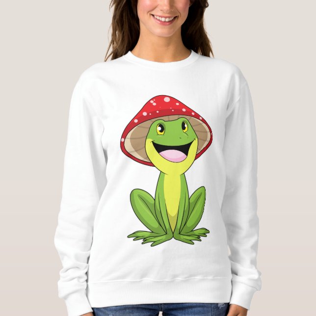 Sweatshirt Grenouille au champignon (Devant)