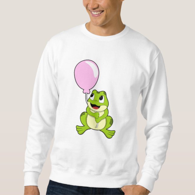 Sweatshirt Grenouille avec ballon (Devant)