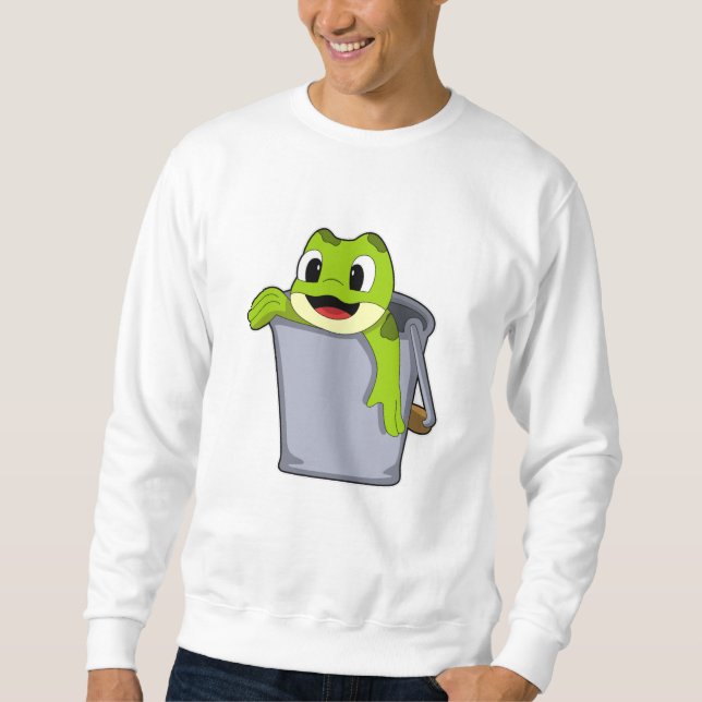 Sweatshirt Grenouille dans le seau (Devant)