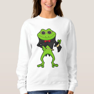 Sweatshirt Grenouille en magicien avec baguette magique & Cas