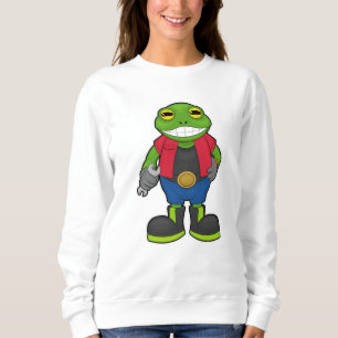 Sweatshirt Grenouille en mécanique avec spanner