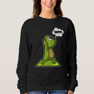 Sweatshirt Grenouille Grenouille Yoga Poses Sports Gymnastiqu