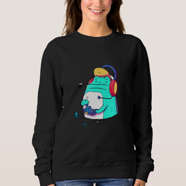 Sweatshirt Grenouille Jouer (Devant)